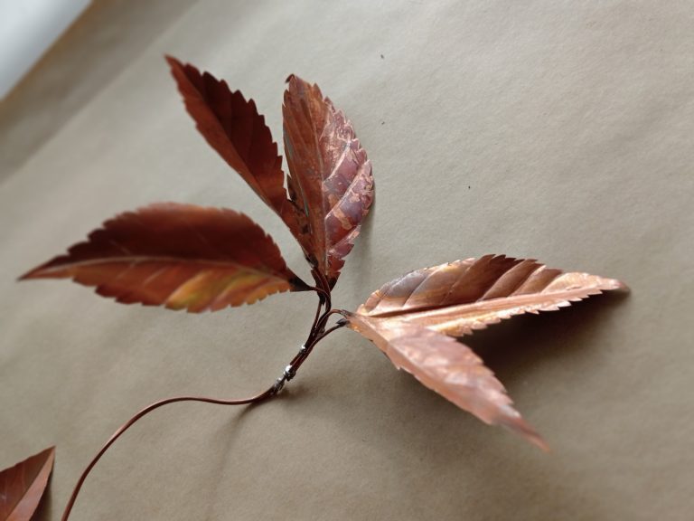 Copper Cherry Leaves