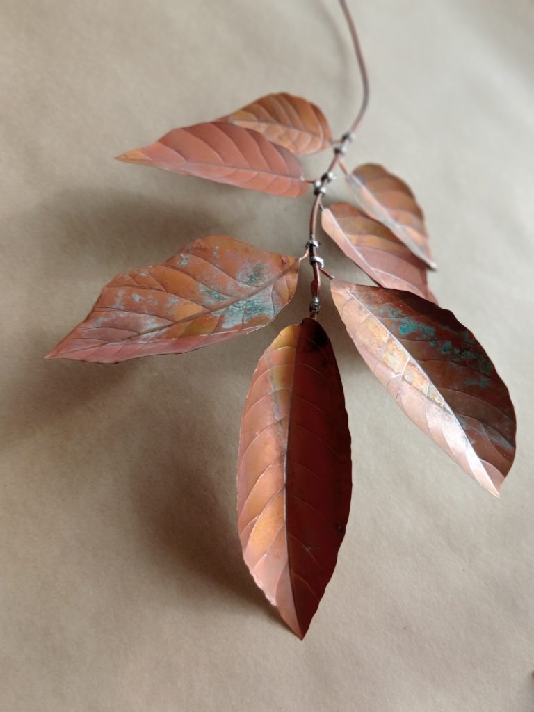 Copper Walnut Leaves