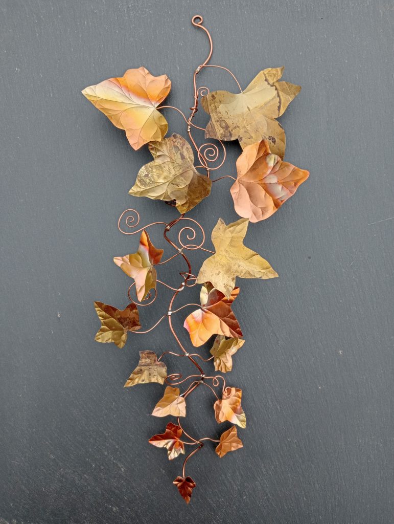 Copper and brass ivy vine