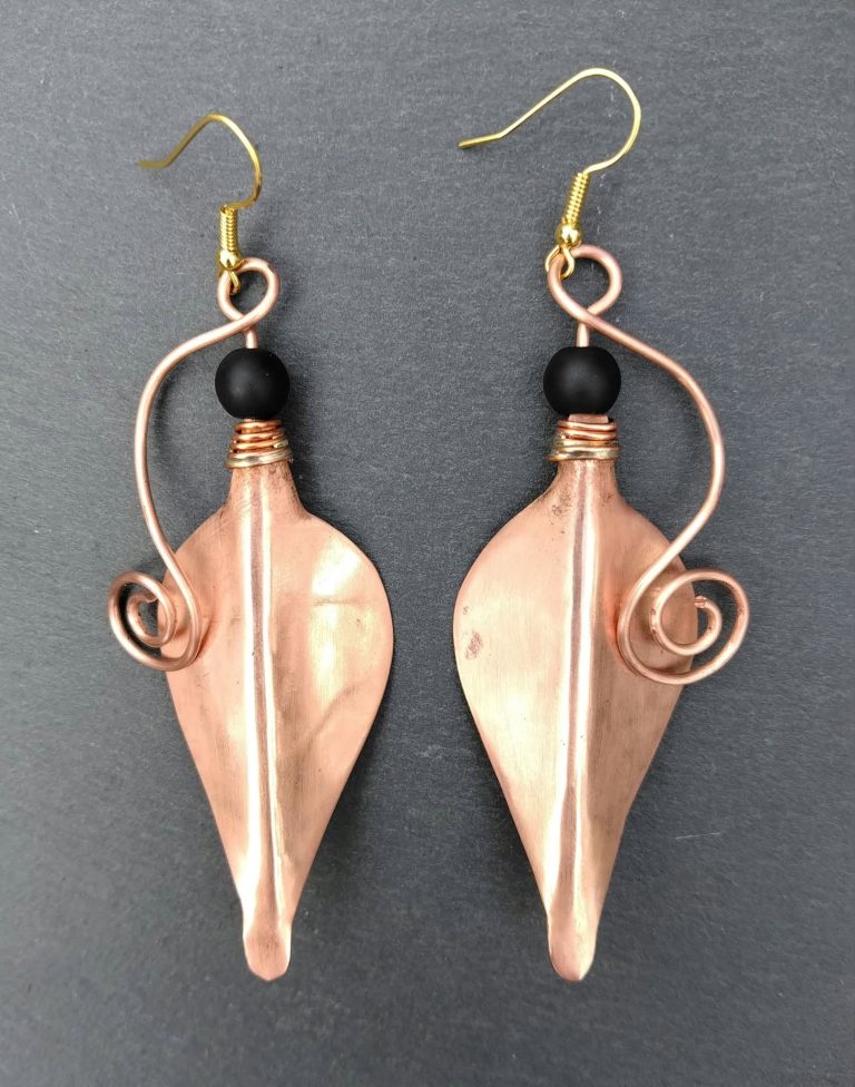 SOLD – Copper earrings SOLD - Copper earrings